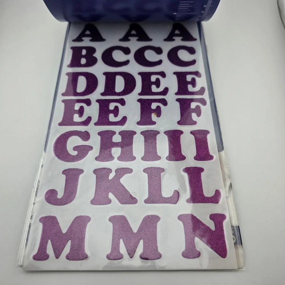 Iron-On HTV Vinyl & Glitter‎ Letter Bundle Hello Hobby Create Out Loud